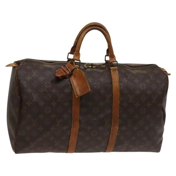 LOUIS VUITTON Monogram Keepall 50 Boston Bag M41426 - Picture 1 of 16